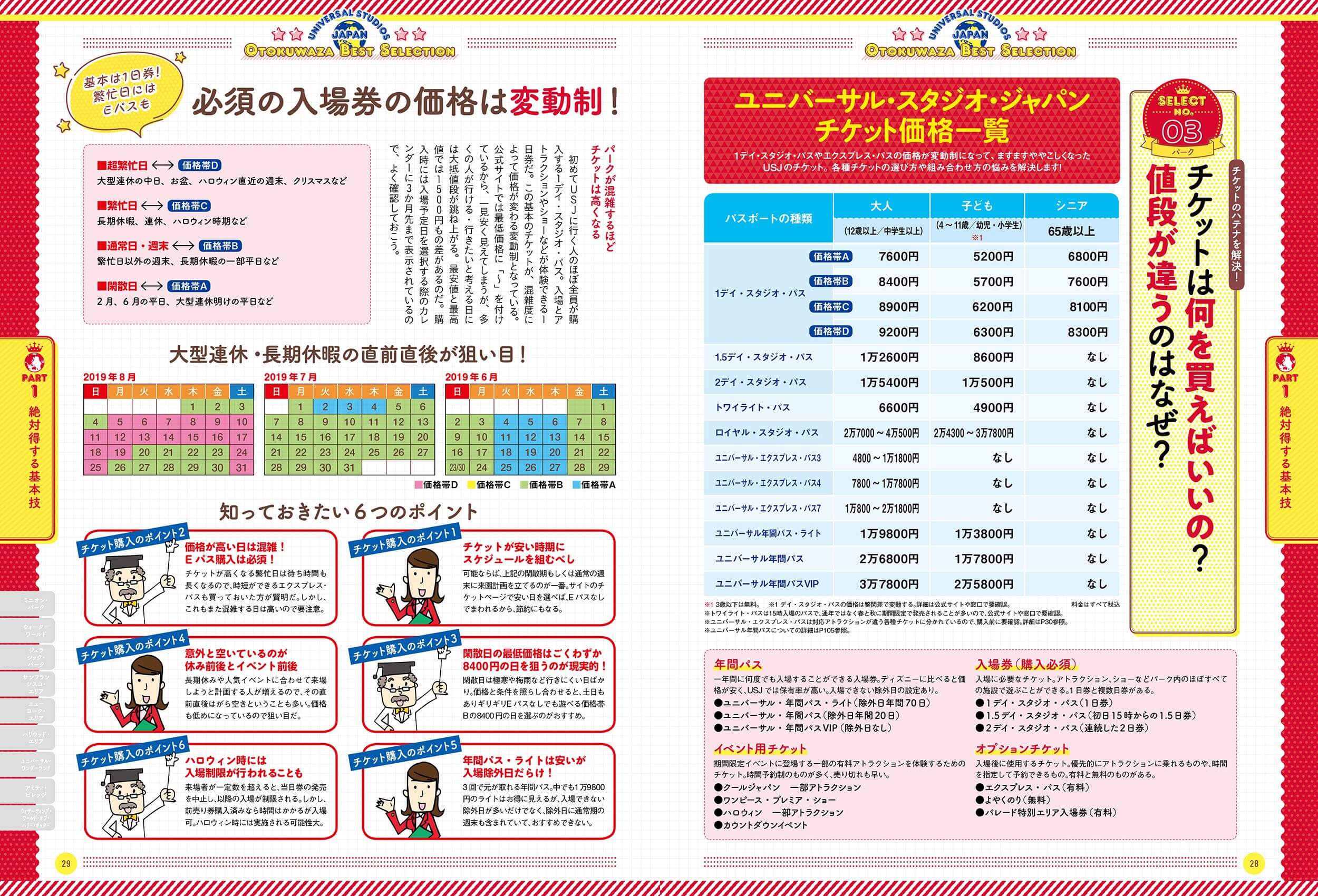 お得技シリーズ155] ユニバーサル・スタジオ・ジャパン お得技ベスト