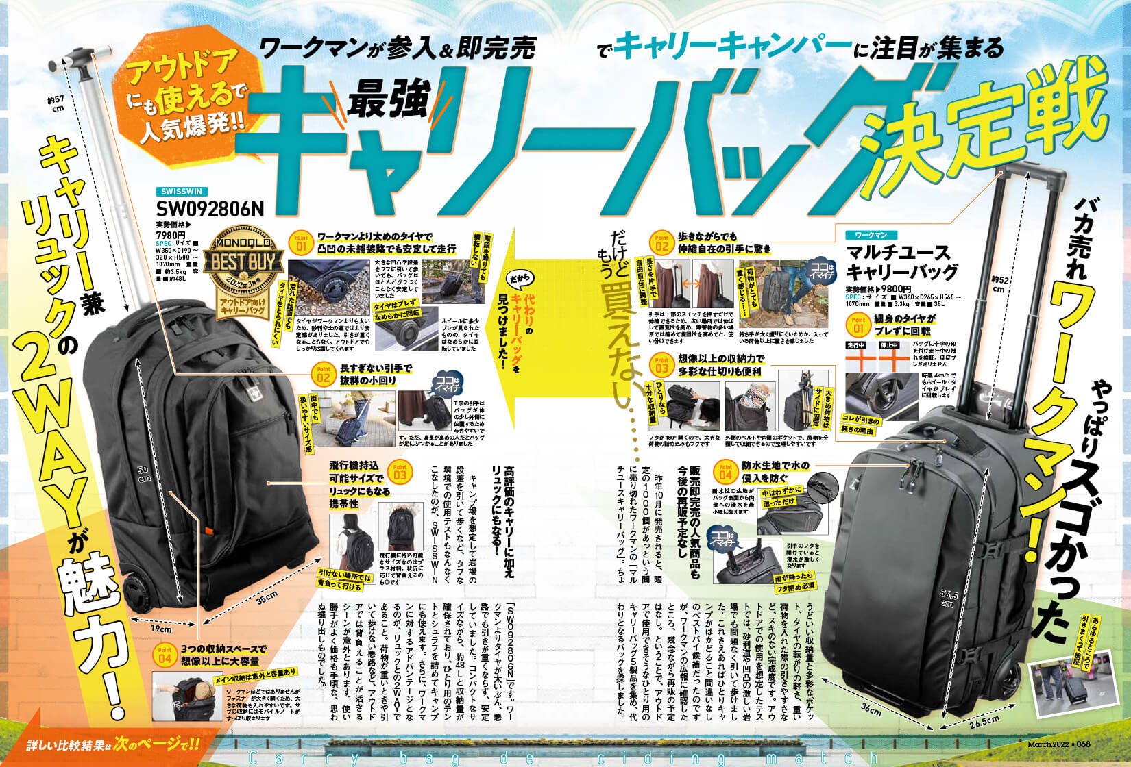 MONOQLO[モノクロ] 2022年3月号 | 晋遊舎
